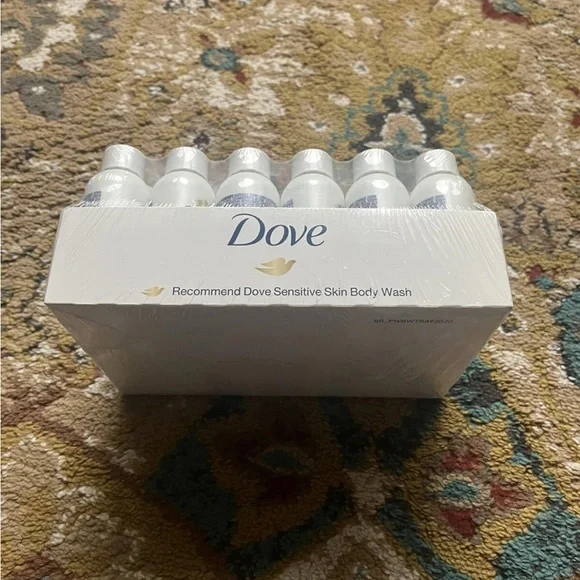 DOVE Sensitive Skin Body Wash Travel Size 1.8 oz Lot Of 24 Hypoallergenic NIB. - Picture 10 of 12